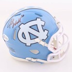 Javonte Williams // UNC Tar Heels // Signed Speed Mini Helmet & Jersey