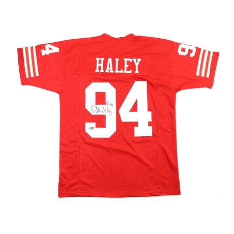 Charles Haley // San Francisco 49ers // Signed Jersey
