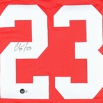 Christian & Ed McCaffrey // SF 49ers Signed Jersey + SF Cardinal Signed Photo