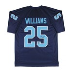 Javonte Williams // UNC Tar Heels // Signed Speed Mini Helmet & Jersey