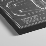 Mustang GT (2018-2020) Black by Action Blueprints (18"H x 26"W x 1.5"D)