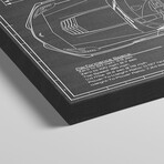 Corvette (C7) Grand Sport Black by Action Blueprints (18"H x 26"W x 1.5"D)