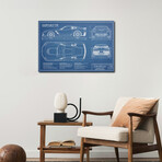 Corvette (C7) Grand Sport Blueprint by Action Blueprints (18"H x 26"W x 1.5"D)