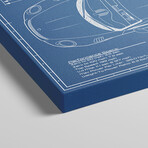 Porsche 911 GT3 RS (991) Blueprint by Action Blueprints (18"H x 26"W x 1.5"D)