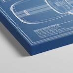 Shelby GT350 (2015-2019) Blueprint by Action Blueprints (18"H x 26"W x 1.5"D)