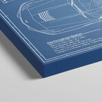 Corvette (C7) Stingray Blueprint by Action Blueprints (18"H x 26"W x 1.5"D)