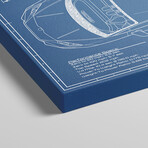 Lamborghini Huracan LP 610-4 Blueprint by Action Blueprints (18"H x 26"W x 1.5"D)