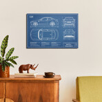 BMW M2 (F87) Blueprint by Action Blueprints (18"H x 26"W x 1.5"D)