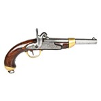 French Model 1822 Flintlock Conversion Pistol // 1822-1824