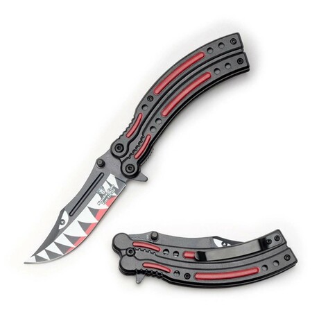 Tactical Style Spring Assist Knife // SE-1364 (Shark)