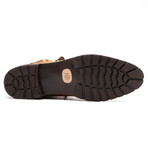 Leoni // Caiman Belly Skin Leather Boots // Oil Orix (8.5)