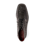 Martinelli // Caiman Back Skin Leather Chukka Boot // Black (9)