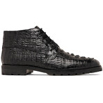 Martinelli // Caiman Back Skin Leather Chukka Boot // Black (9)