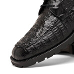 Martinelli // Caiman Back Skin Leather Chukka Boot // Black (9)