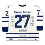 Darryl Sittler // Maple Leafs // Signed Elite Career Jersey - Ltd Ed /27