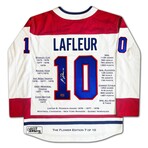Guy Lafleur // Signed White Career Jersey - The Flower Ed. of 10