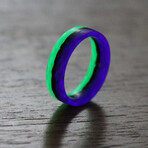 The Joker Ring // Purple + Green (7.5)