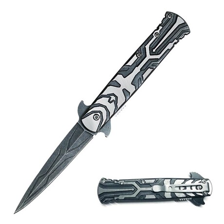 Tactical Spring Assist knife // DF-9024 (Blue)