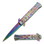 Tactical Spring Assist knife // DF-9024 (Blue)