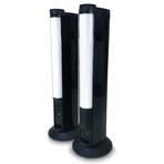 2-in-1 LED Stereo Speaker System with Bluetooth and RGB Lighting Effects