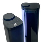 2-in-1 LED Stereo Speaker System with Bluetooth and RGB Lighting Effects