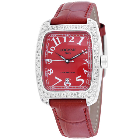 Locman Ladies Diamond Classic Quartz // 487RD2D/RD