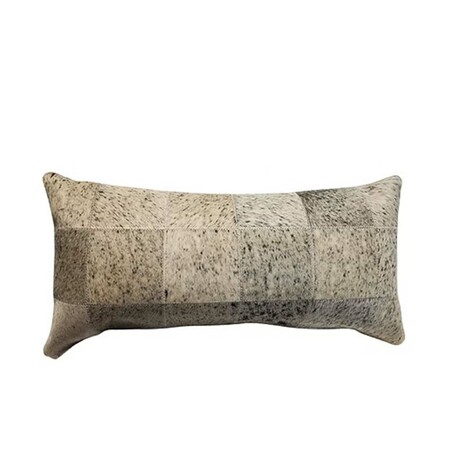 Lumbardy Patchy Cowhide Pillow (Brindle)