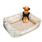 Bella Medium Plush Pet Bed (Brindle)
