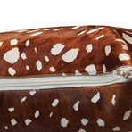 Pillowey Large Exotic Cowhide Pillow (Bambi)