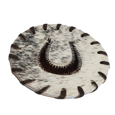 Bibi Round Coasters with Figures (Leaf)