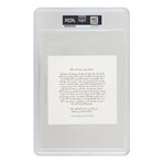 Kelly Clarkson // Signed 'When Christmas Comes Around' 5x5 CD Insert