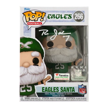 Ron Jaworski // Philadelphia Eagles // Signed 'SANTA' Funko Pop #266