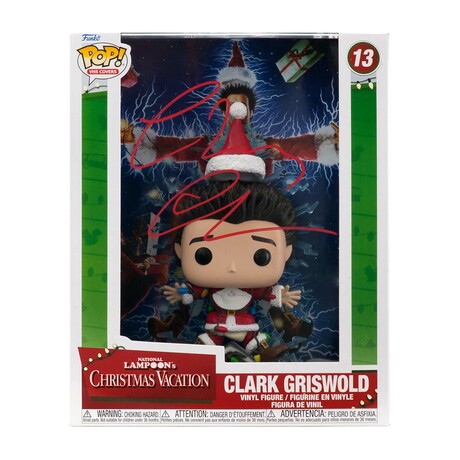 Chevy Chase // Signed 'Christmas Vacation Clark Griswold' Funko Pop #13