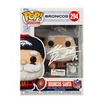 Jake Plummer // Denver Broncos // Signed 'SANTA' Funko Pop #294 w/Snake