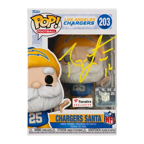 Ryan Leaf // Chargers // Signed 'SANTA' Funko Pop #203