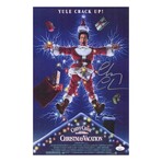 Chevy Chase // Signed Christmas Vacation 11×17 Movie Poster (In Silver)