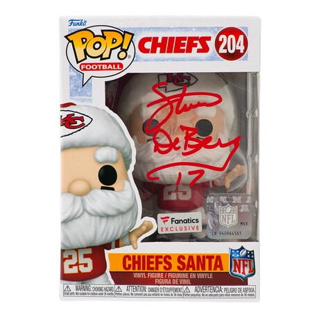 Steve DeBerg // Kansas City Chiefs // Signed 'SANTA' Funko Pop #204