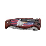 Spring Assisted Knife // MT-A2045 // US Eagle (Red)