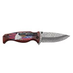 Spring Assisted Knife // MT-A2045 // US Eagle (Red)