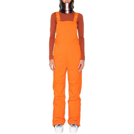 Halfdays // Women's // Carson Bib Pant // Flame (XS)