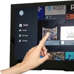 Touch Screen Kitchen Cabinet Smart TV // Black // 24"