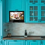 Touch Screen Kitchen Cabinet Smart TV // Black // 24"