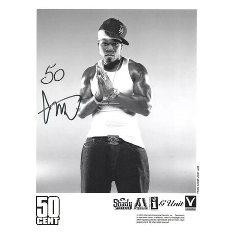 50 Cent // Signed 8X10 Photo