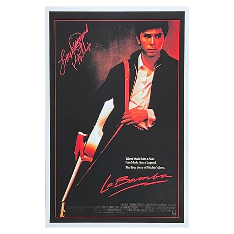 Lou Diamond Phillips // La Bamba // Signed 11X17 Movie Poster