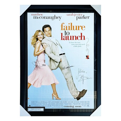 Failure to Launch // Framed Signed 27X40 Movie Poster
