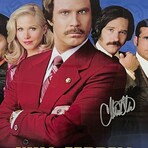 Christina Applegate // Anchorman // Framed Signed 11X17 Movie Poster