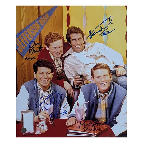 Happy Days Cast // Signed 11X14 Photo