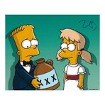 Zooey Deschanel // The Simpsons // Signed 8X10 Photo