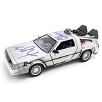 J. Fox/ Lloyd // Back to the Future // Signed 1:24 Scale Time Machine