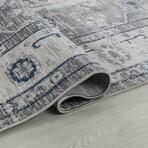 Turkish Heritage Grey/Ivory Area Rug (8' 0'' X 10' 0'')